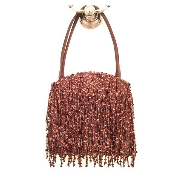 Nicole Miller beaded handbag - Picture 1 of 4